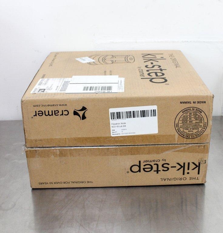 Cramer inc. Kik-step Rolling Stool Solid Steel with Retractable Casters