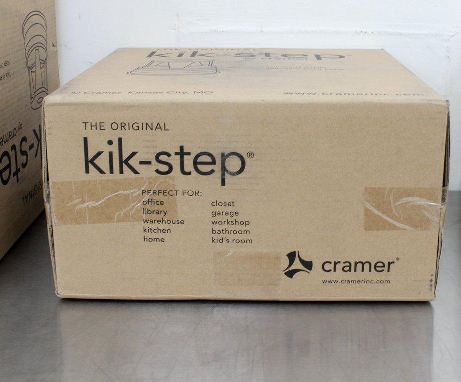 Cramer inc. Kik-step Rolling Stool Solid Steel with Retractable Casters