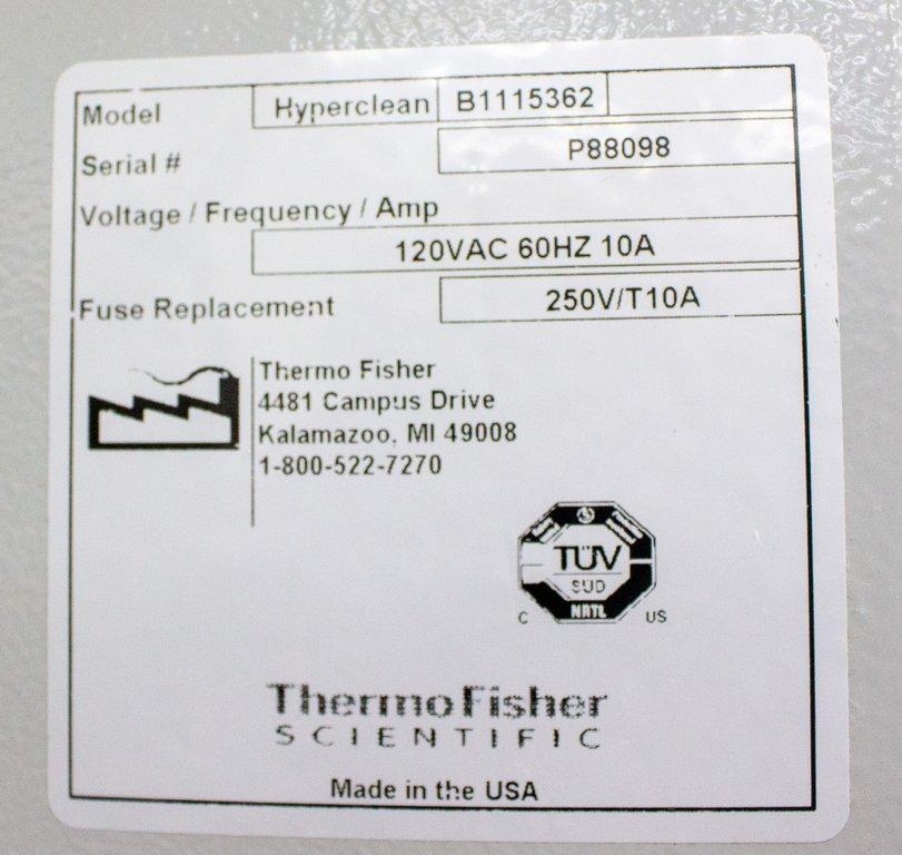 Thermo Hyperclean TruAir Fume Hood Ductless Eco-Friendly Carbon Filtration