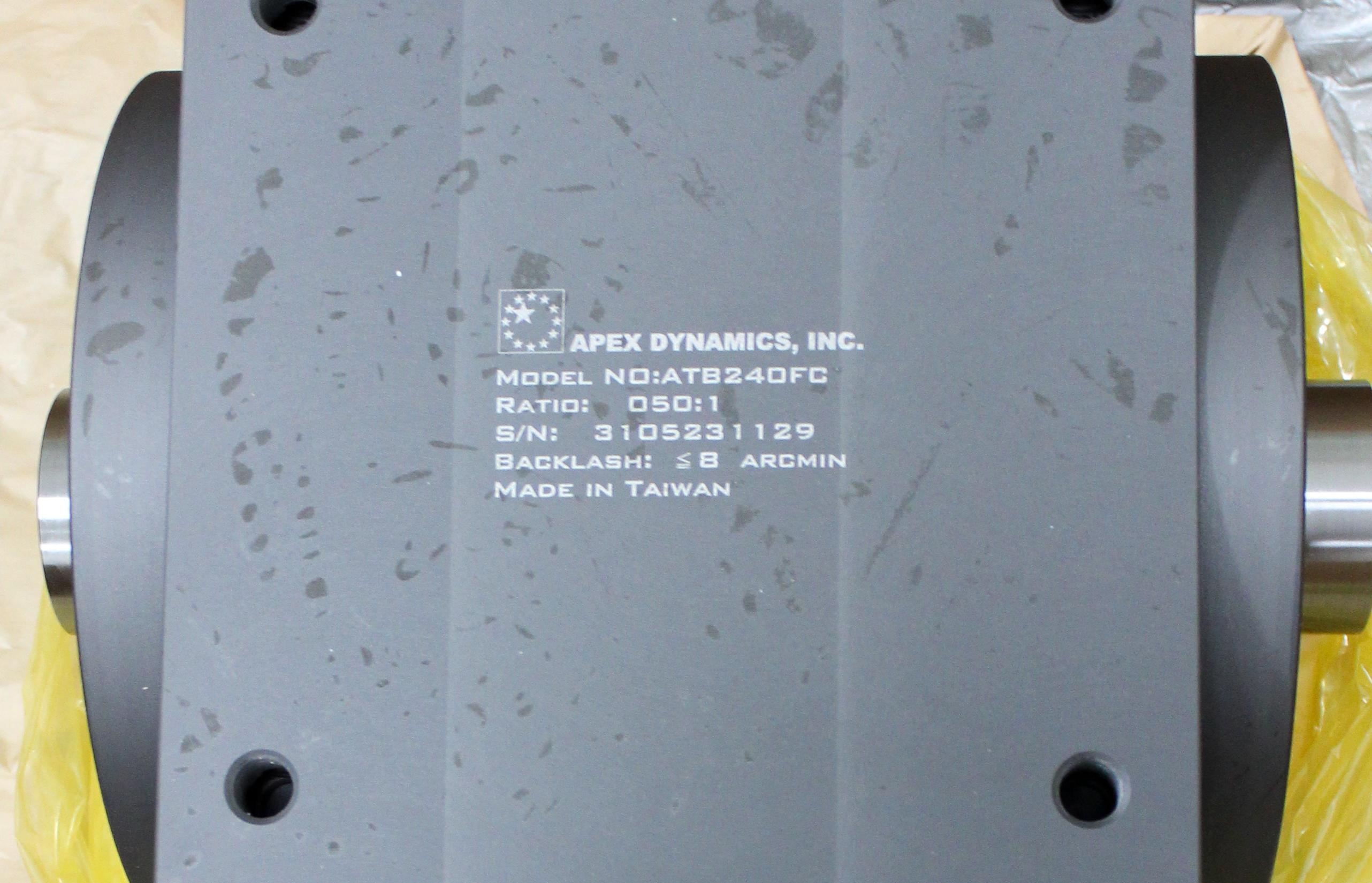 Apex ATB240FC Gearbox Right Angle Servo 50:1 Ratio High-Precision Efficient