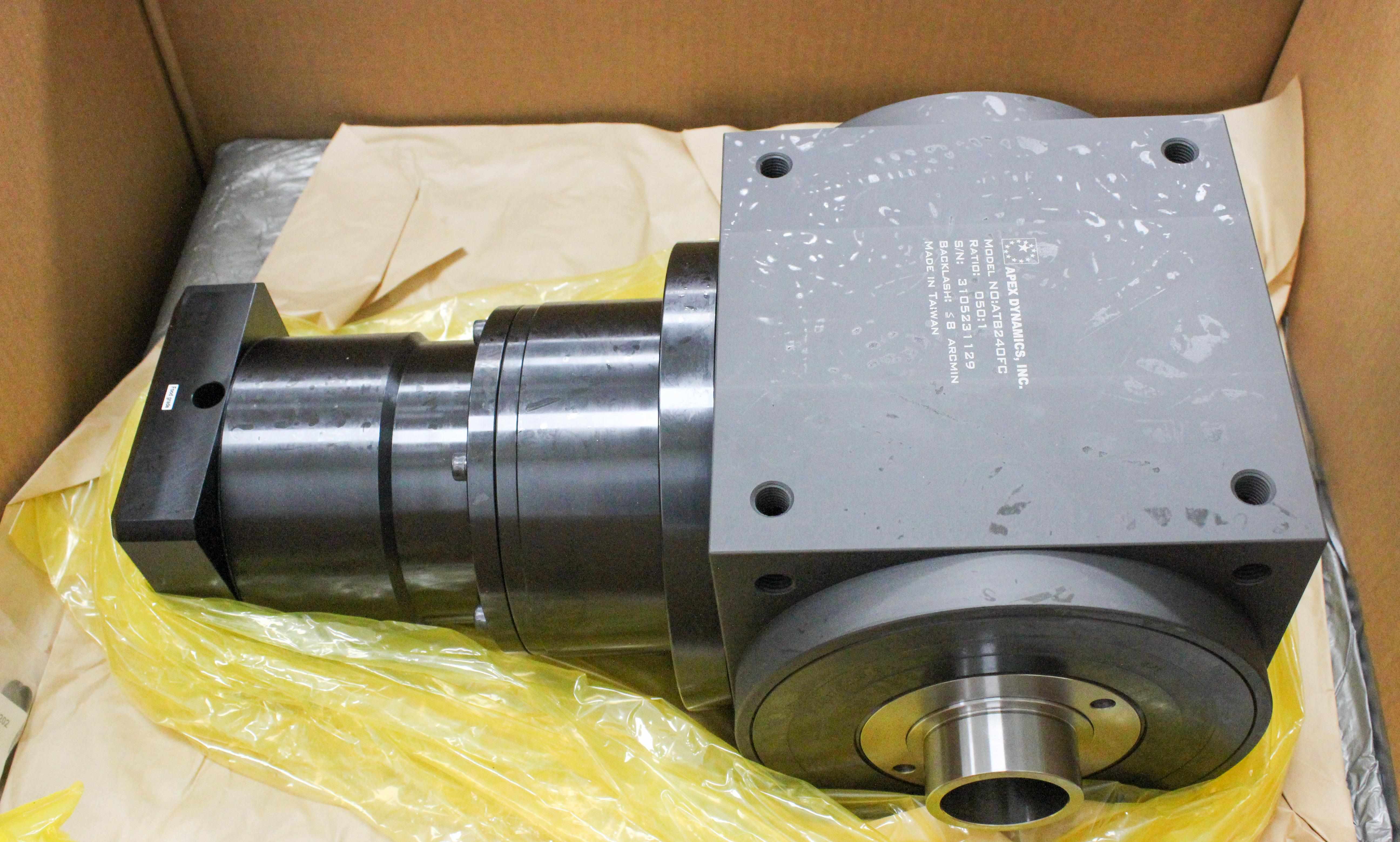 Apex ATB240FC Gearbox Right Angle Servo 50:1 Ratio High-Precision Efficient