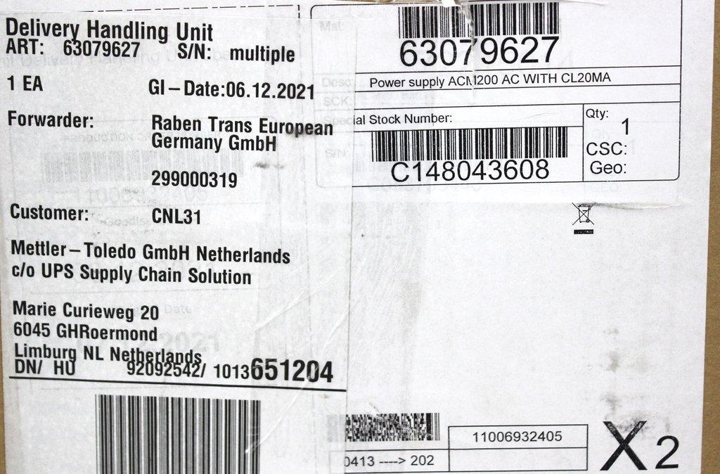 Mettler Toledo ACM200 Power Supply Electrophoresis Power Unit New Unused