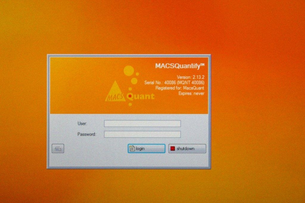 Macs MACSQuant Analyzer 16 Cell Analyzer Powers On Good Condition