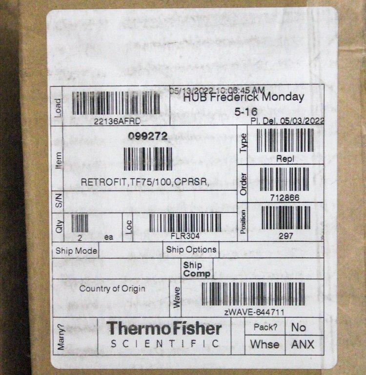 Thermo Scientific RetroFit TF75/100 Compressor Installation Kit 42,500 BTU