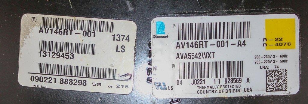 Thermo Scientific RetroFit TF75/100 Compressor Installation Kit 42,500 BTU