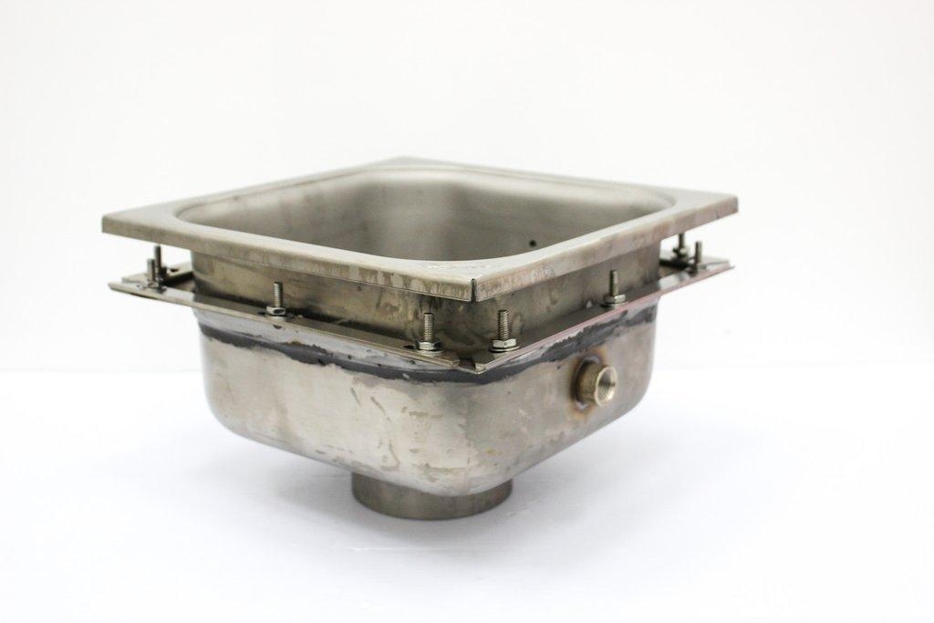 SMITH 3002-3007 SaniCeptor Stainless Floor Drain Nickel Bronze Square Top