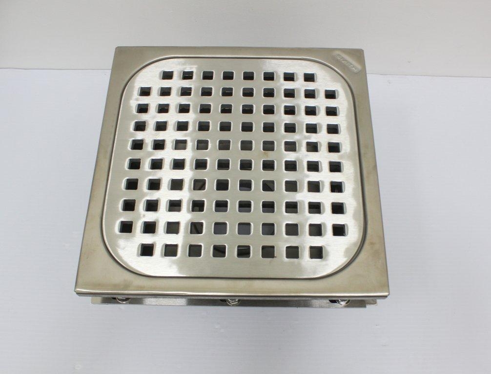 SMITH 3002-3007 Body Sani-Ceptor Stainless Floor Drain w/Nickel Bronze Top