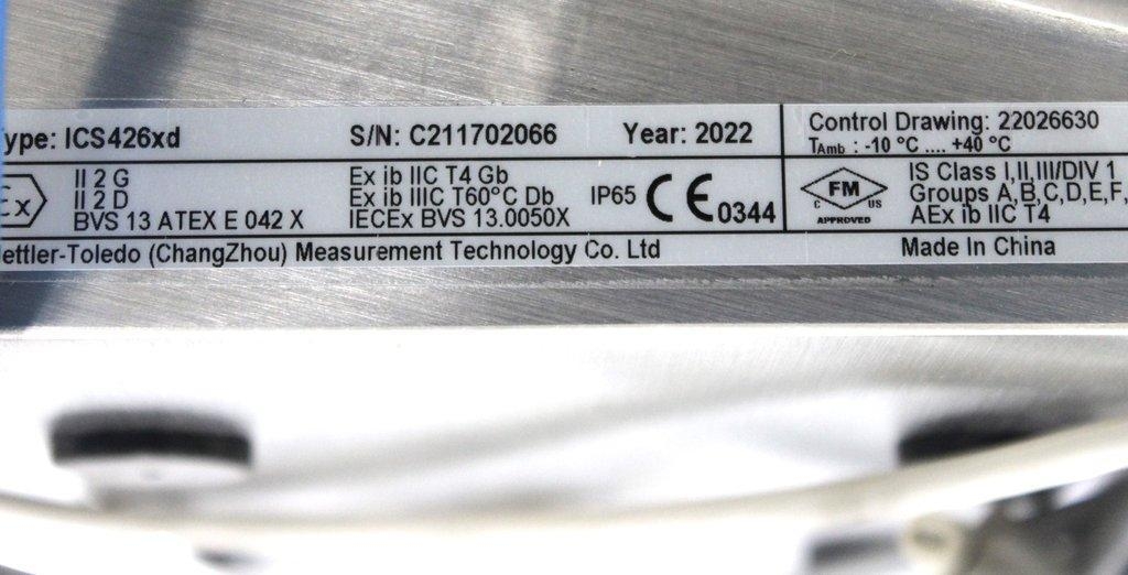 Mettler Toledo ICS426x Laboratory Scale for Hazardous Areas, High Accuracy