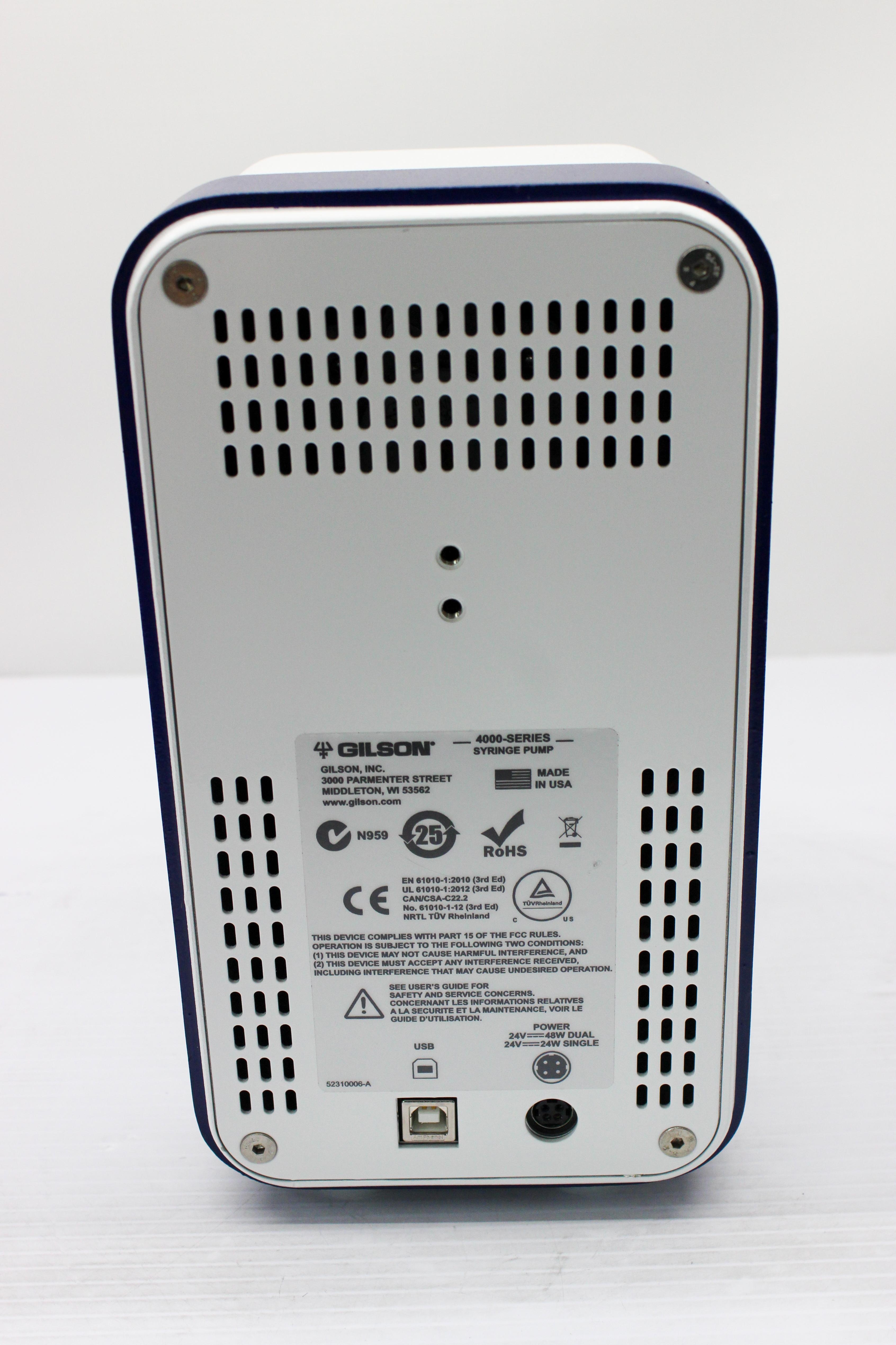 Gilson Verity 4020 Syringe Pump 4000 Series for HPLC Liquid Handling