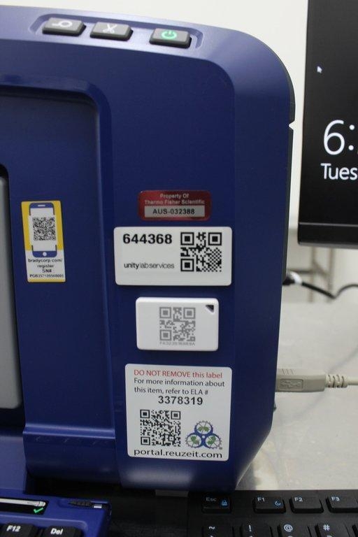 Brady BBP35 Label Printer with Computer & Software Excellent Condition