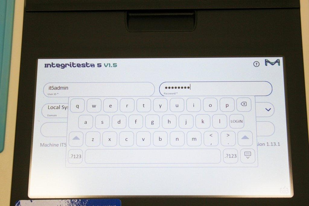 Millipore Integritest 5 IT5INS001 Integrity Tester 100V-240V 50Hz/60Hz