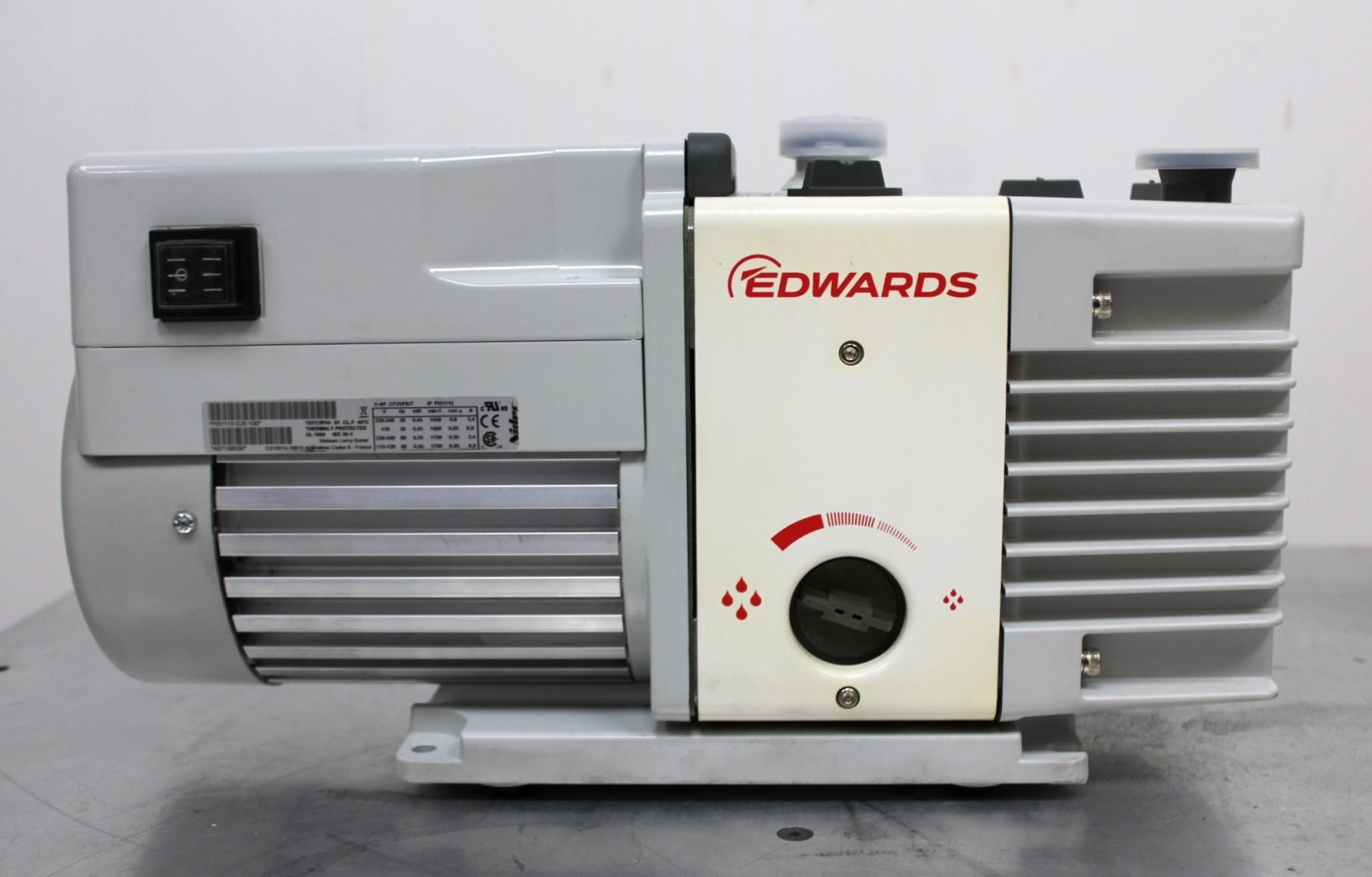 Edwards RV3 Finnigan Rotary Vane Vacuum Pump, Oil Sealed, 220-240V, 50/60Hz