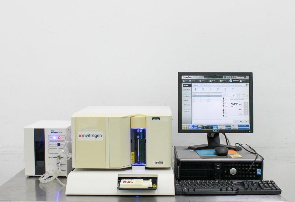 Invitrogen Luminex 100/200 System Cell Analyzer Complete W/ Computer 2018