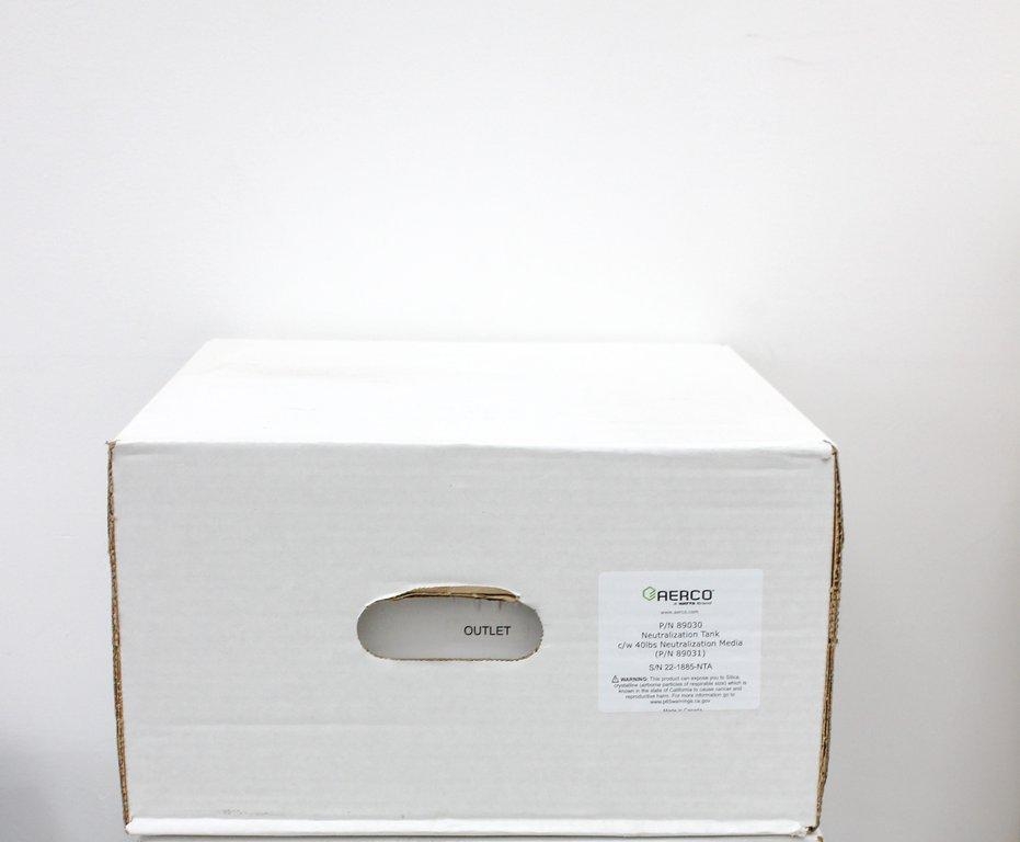 Aerco 89030 Neutralization Tank Lab Chemistry Equipment 18L Unused USA