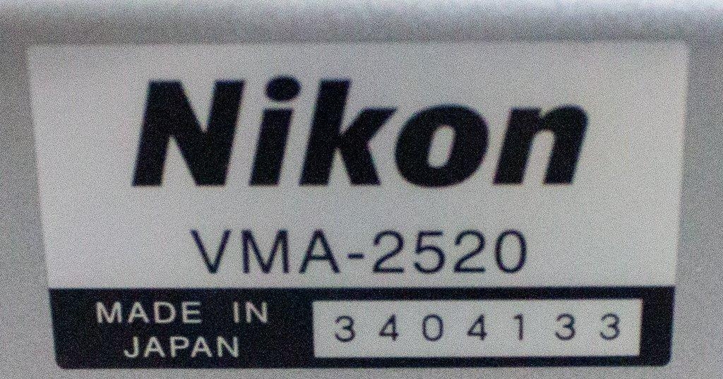 Nikon VMA-2520 Imager System with PC 3D Measurement Auto Focus