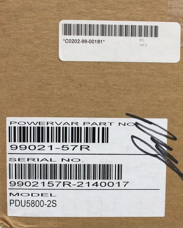 Powervar PDU5800-2S Power Distribution Unit Turnkey Refurbished Ready