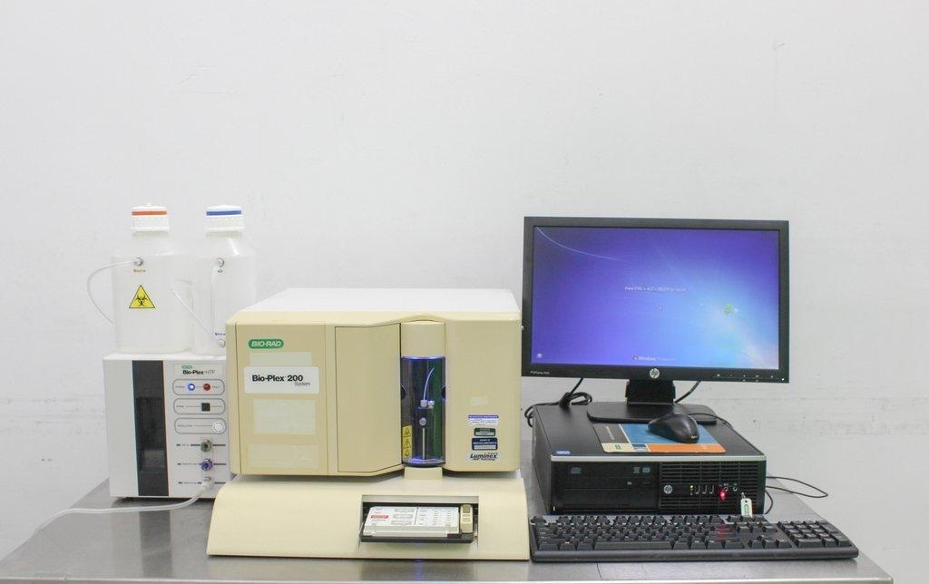 BIO-RAD Luminex Bio-Plex 200 System Analyzer with Computer & Software