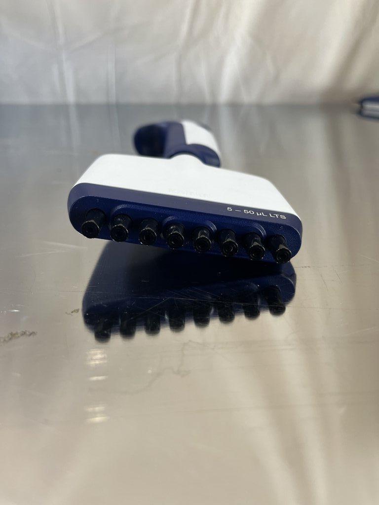 Rainin 8 Channel Pipet-Lite XLS 5-50 ul Pipette Laboratory Equipment