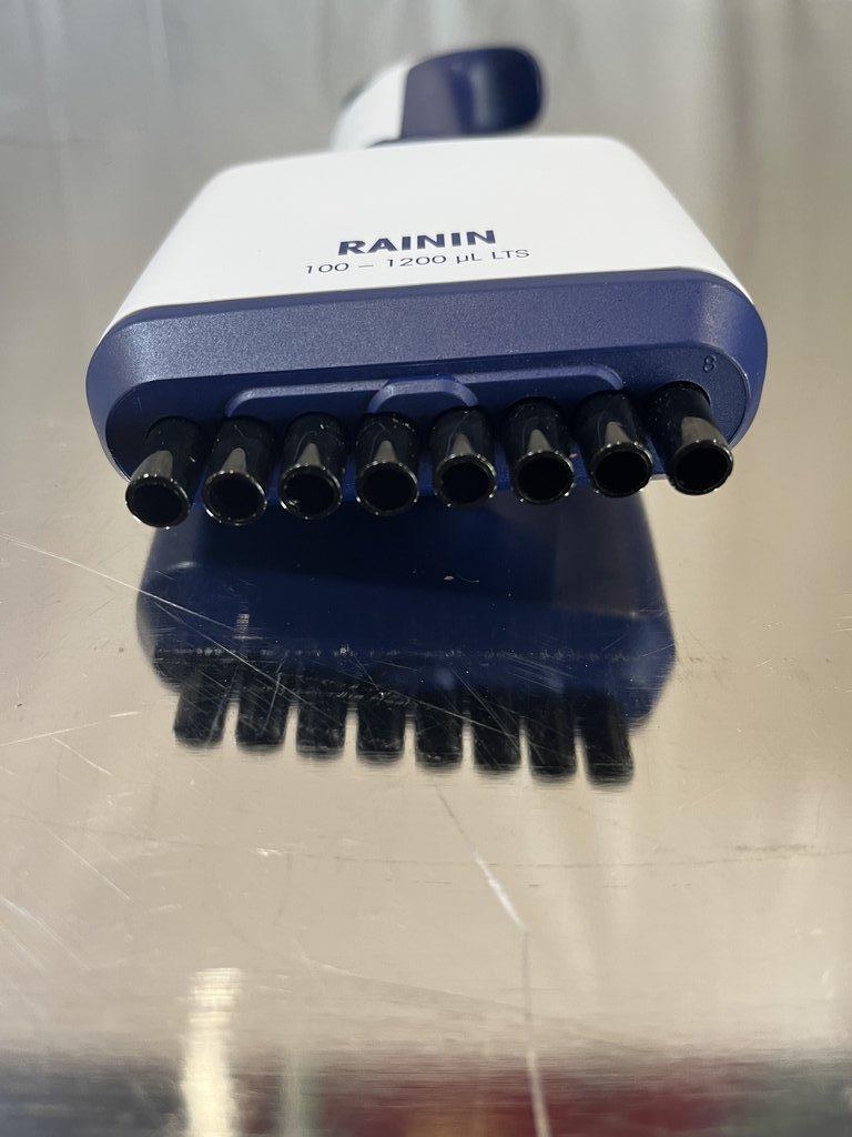 Rainin 8-Channel 100-1200uL Pipet-Lite XLS Multi-Channel Pipette Good Condition