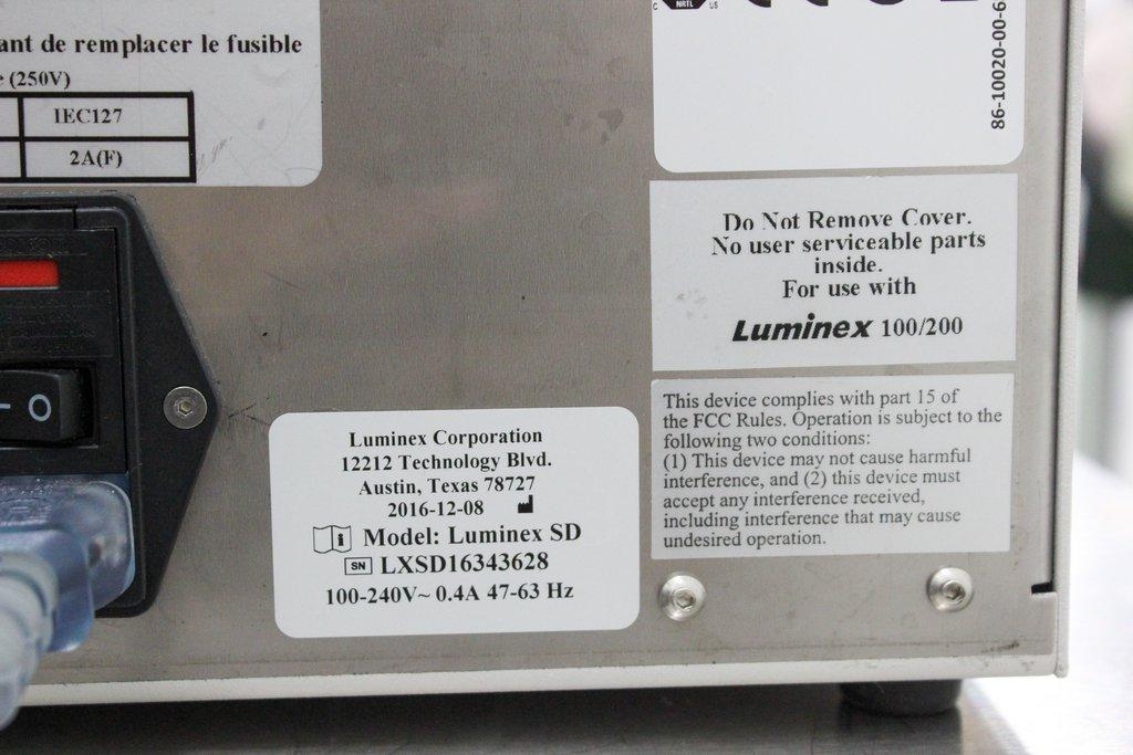 BIO-RAD Luminex Bio-Plex 200 System Analyzer, G Cond, 2014, No Comp/Software