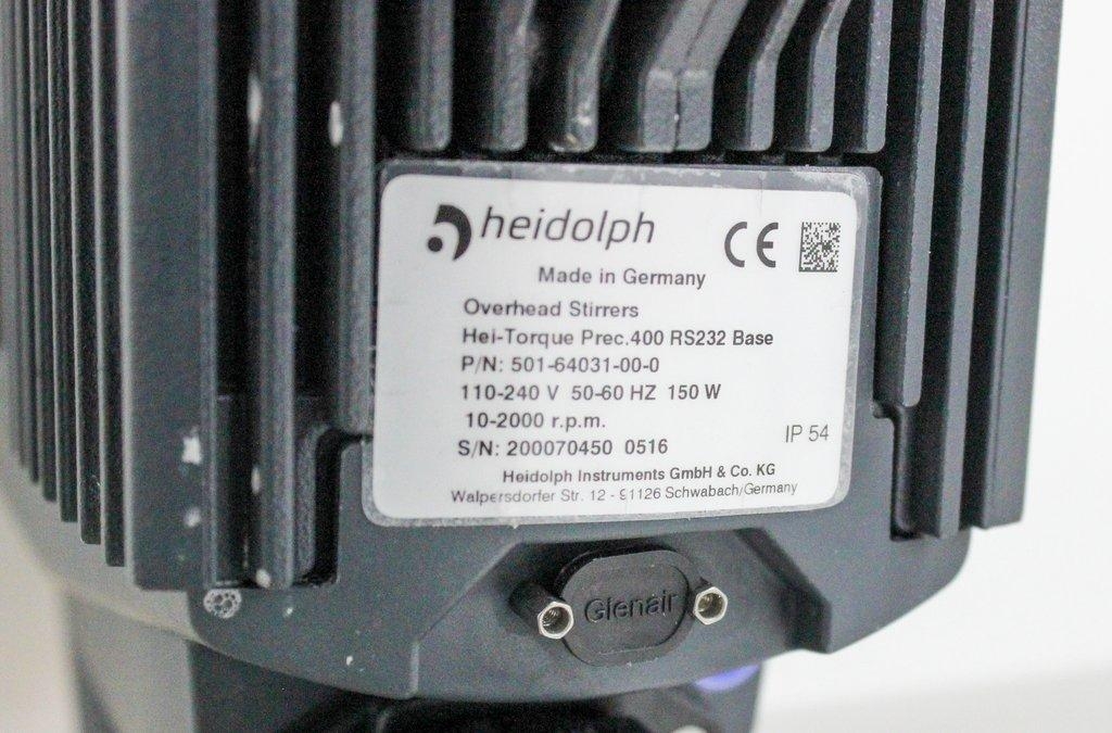 Heidolph Hei-Torque 400 Overhead Stirrer 400 RPM 100L Mix High Viscosity