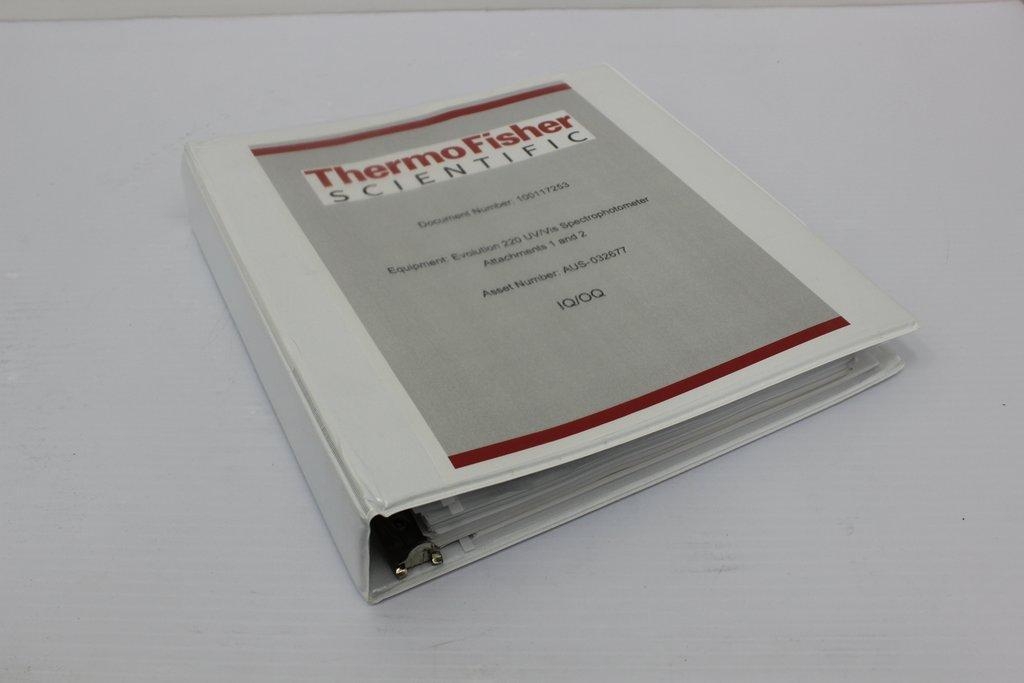 Thermo Evolution 220 UV-Vis Spectrophotometer Includes Computer Software