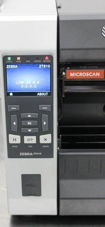 Zebra ZT610 Label Printer Computer IT Label Printer Operating 120V 50Hz/60Hz