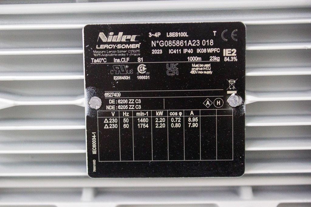 Leybold Sogevac SV 120 BIFC Single-Stage Oil-Sealed Rotary Vane Pump