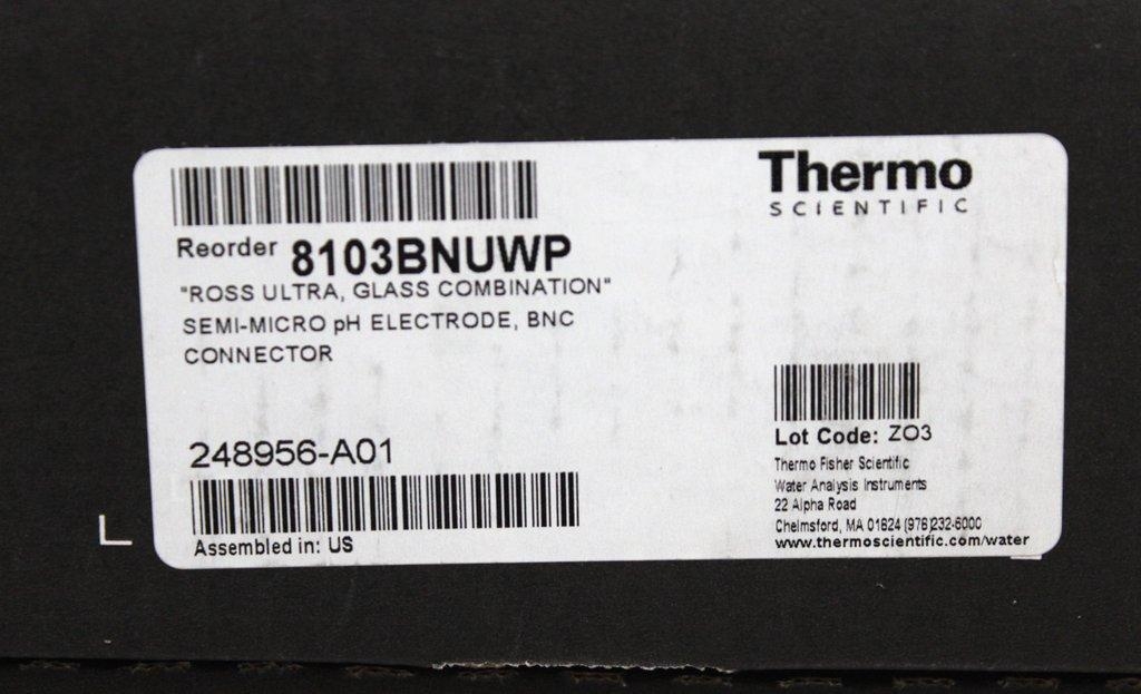 Thermo Orion ROSS 8103BNUWP Electrode/Probe Turnkey for pH Meter Readings