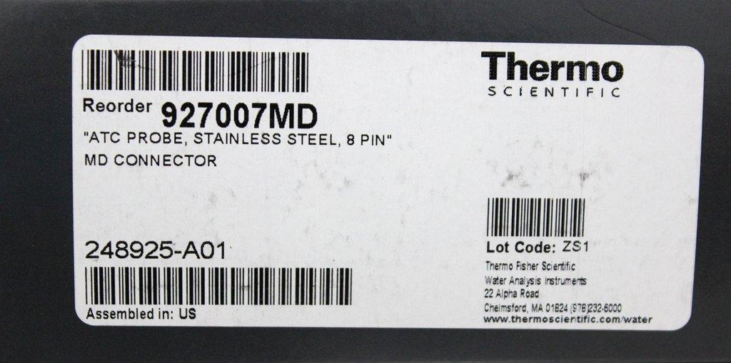 Thermo Orion 927007MD Probe Stainless Steel pH Measuring Electrolyte Solution