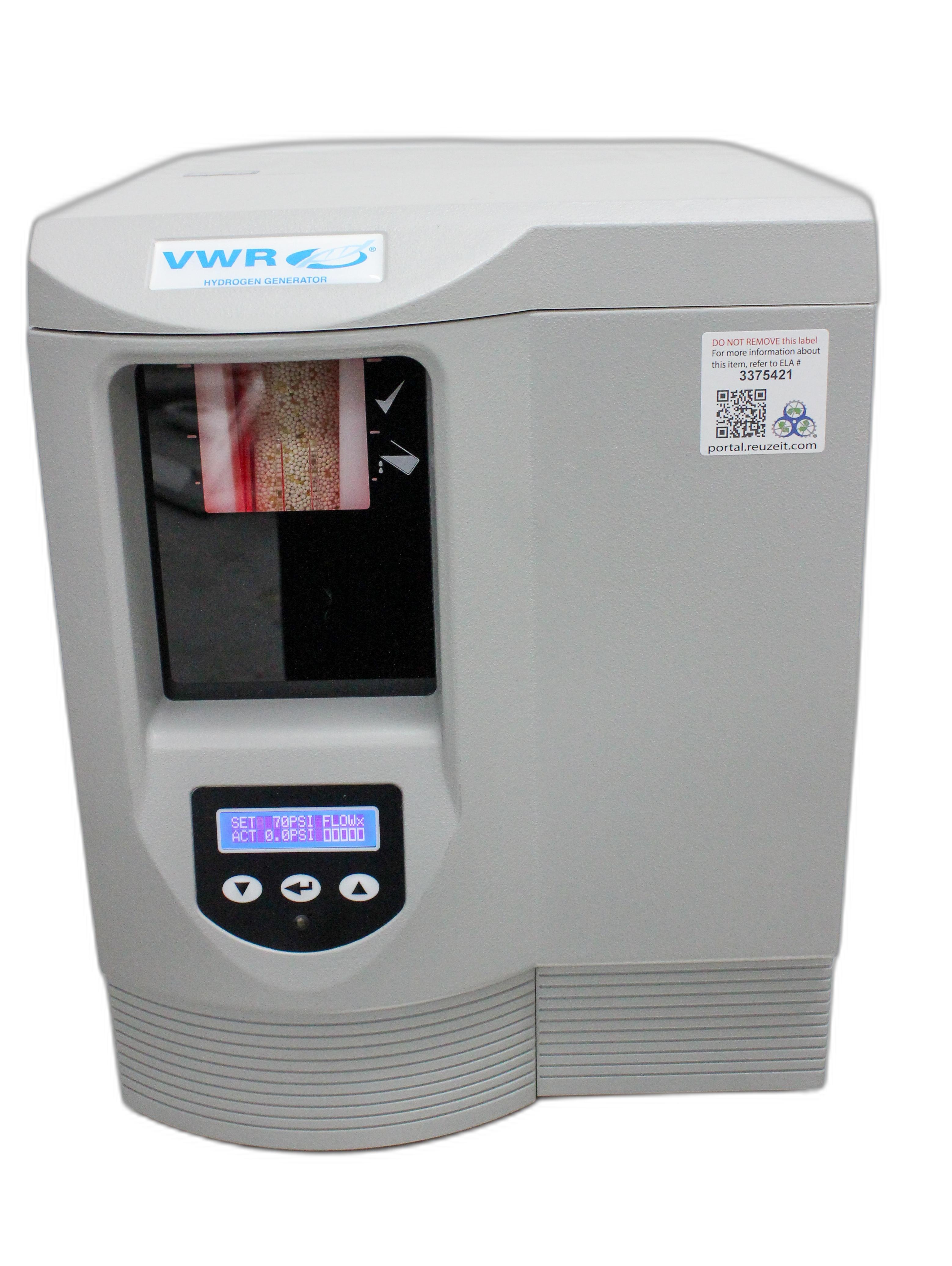 VWR H2PEM-510 Hydrogen Generator Lab Gas 99.9995% Pure 510cc/min U.S. Model