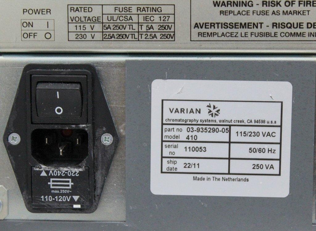 Varian Pro Star Autosampler Model 410 Analytical Auto Sampler Powers On Tested