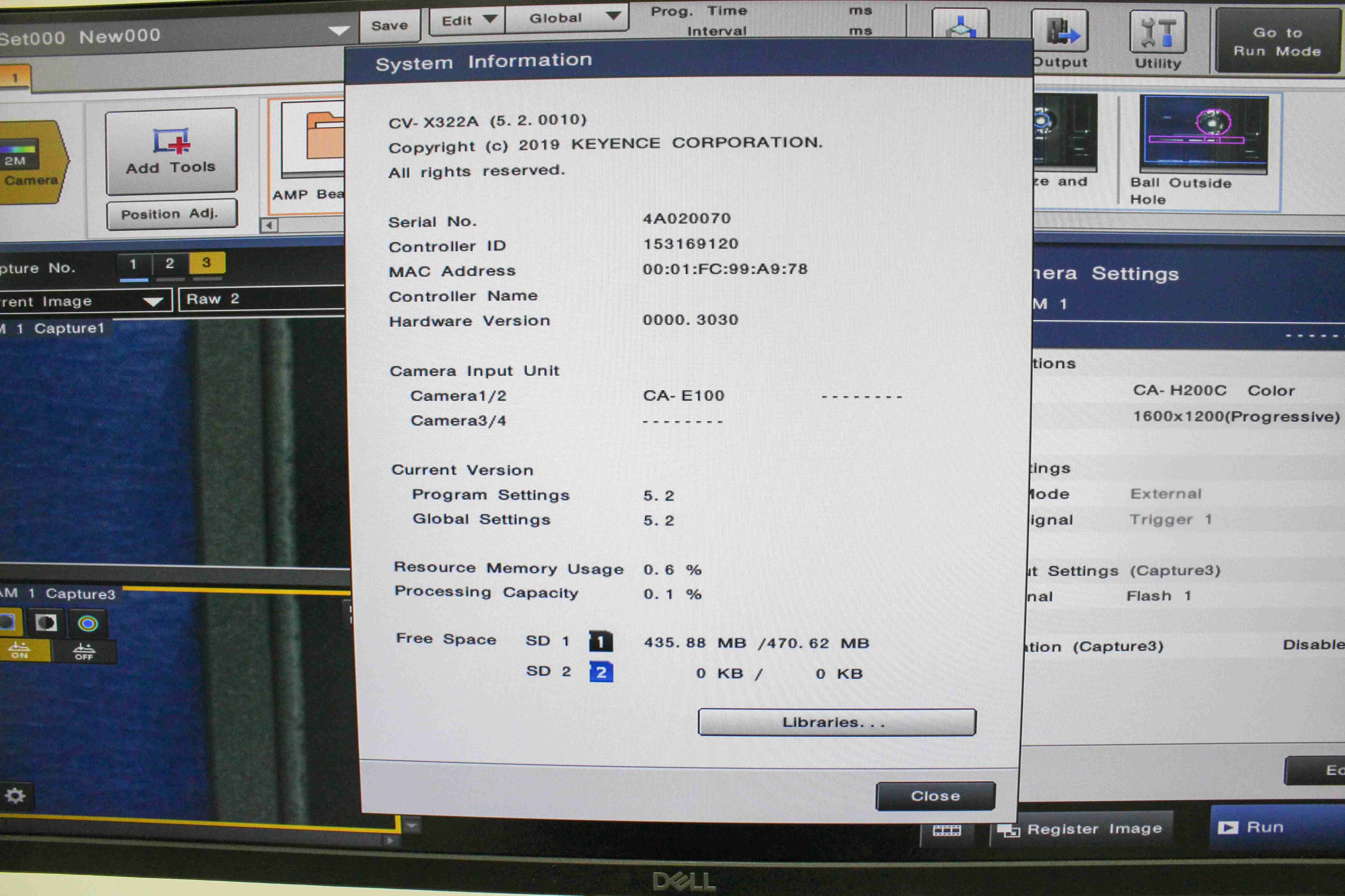 Ridgeline Keyence 236-001 Pick and Place Machine Custom Vision 2020
