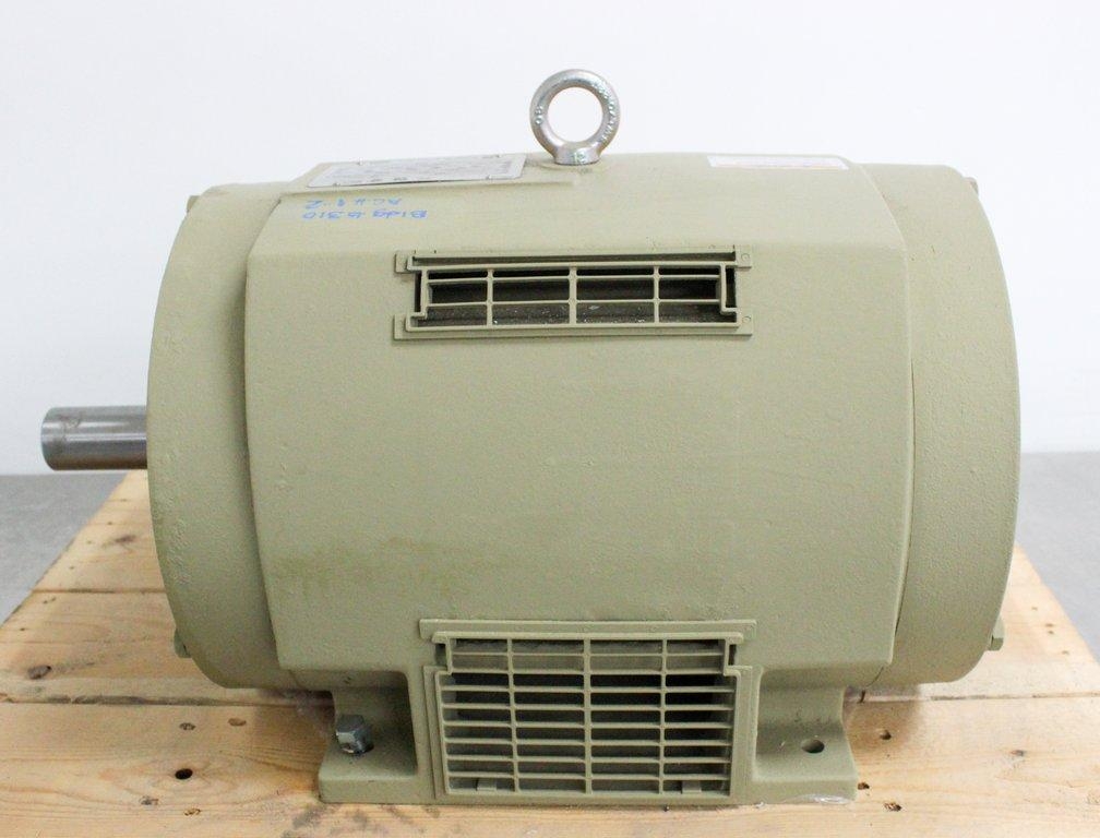 GE 5KS256ATE205A Facility Motor 20 HP 1765 RPM 3 Phase 230 460V NEMA256T ODP VFD