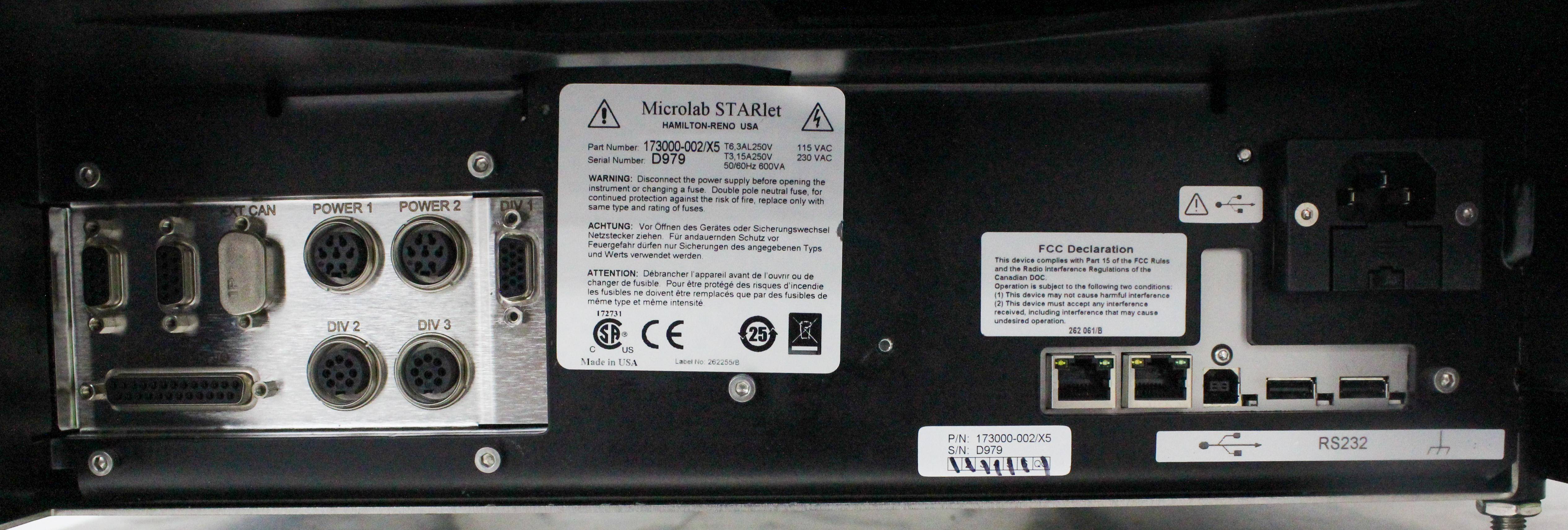 Hamilton Microlab Starlet Liquid Handler Automated Pipettor High-Throughput