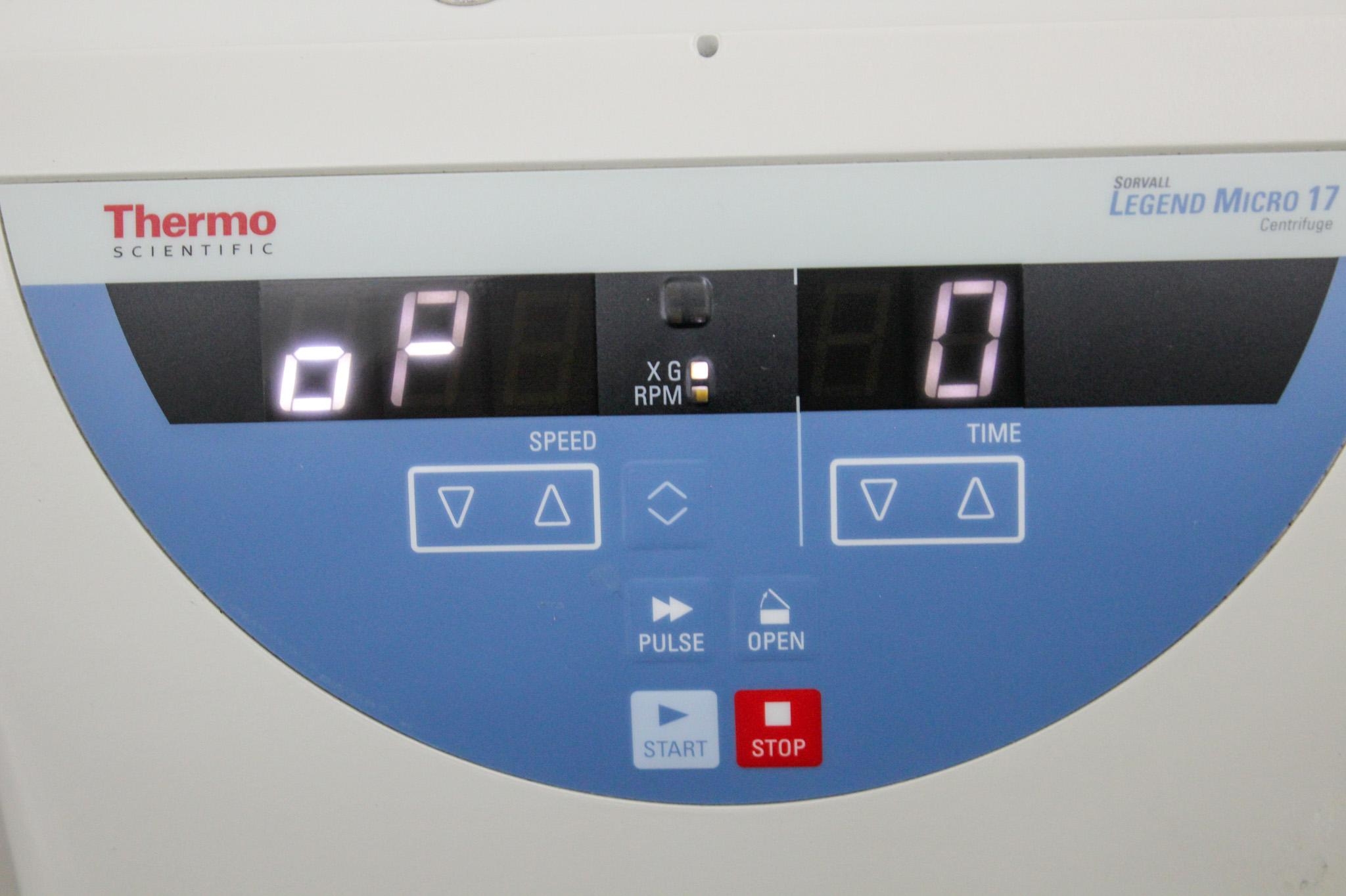 Thermo Scientific Sorvall Legend Micro 17 Centrifuge with Rotor
