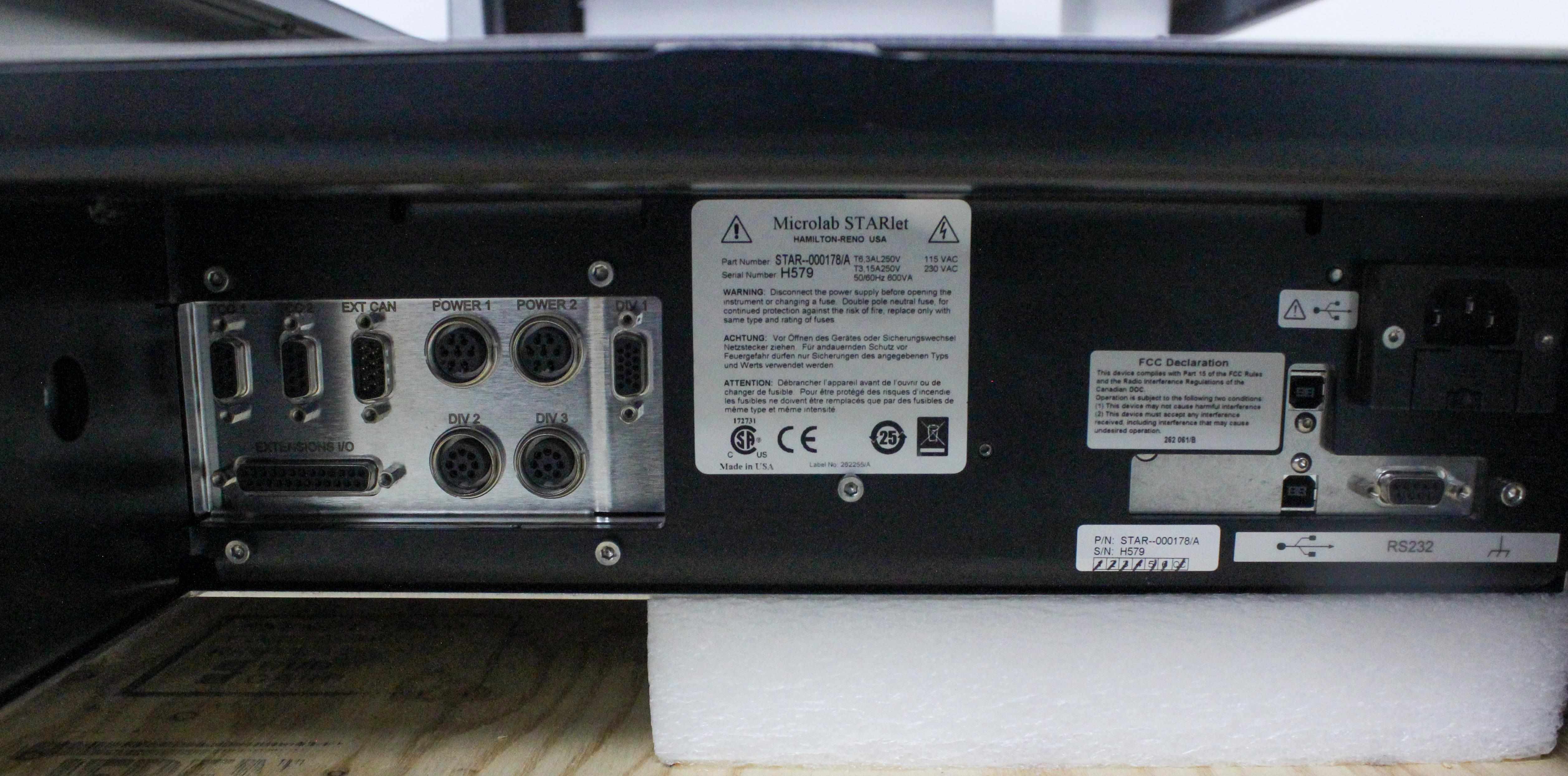 Hamilton Microlab Star Automated Liquid Handler 1000uL Pipetting iSWAP Gripper