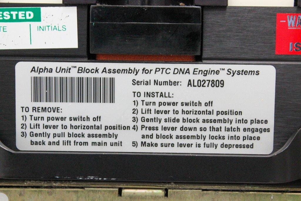 MJ Research PTC-200 Thermal Cycler PCR DNA Temp Control System Tested