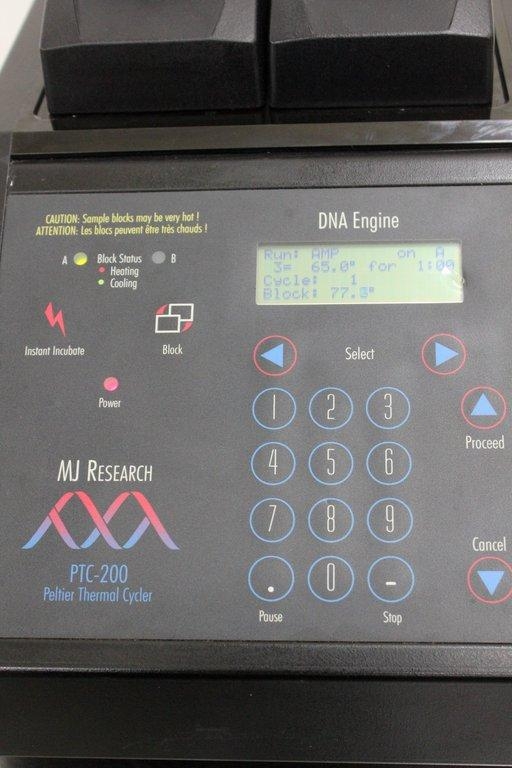 MJ Research PTC-200 Thermal Cycler PCR DNA Temp Control System Tested