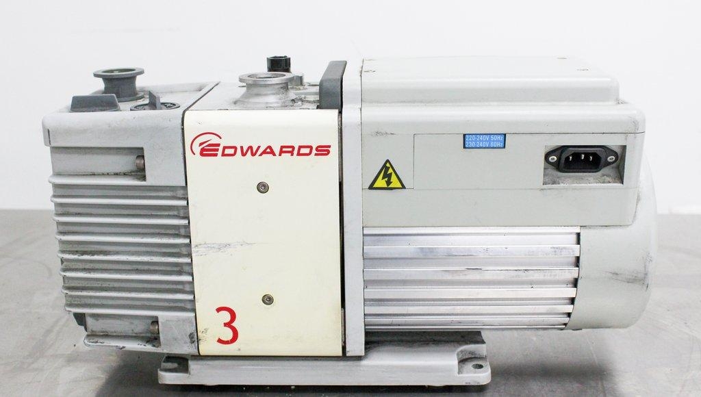 Edwards RV3- A65201903 Rotary Vane Vacuum Pump, 3.3 m3/hr, 2-Position Gas Ballast