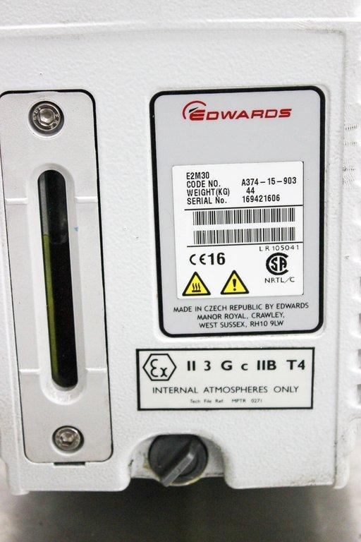 Edwards E2M30 Vacuum Pump with Rotary Vane and Vapor Handling