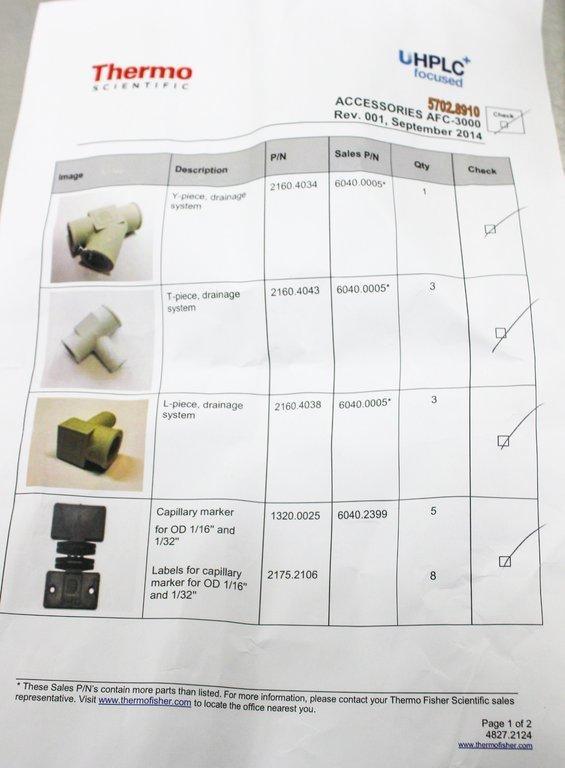 Thermo Scientific Dionex UltiMate AFC-3000 Fraction Collector HPLC, 150 mL/min