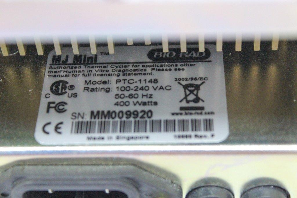 BIO-RAD MJ Mini PTC-1148 PCR Thermal Cycler Molecular Biology Equipment
