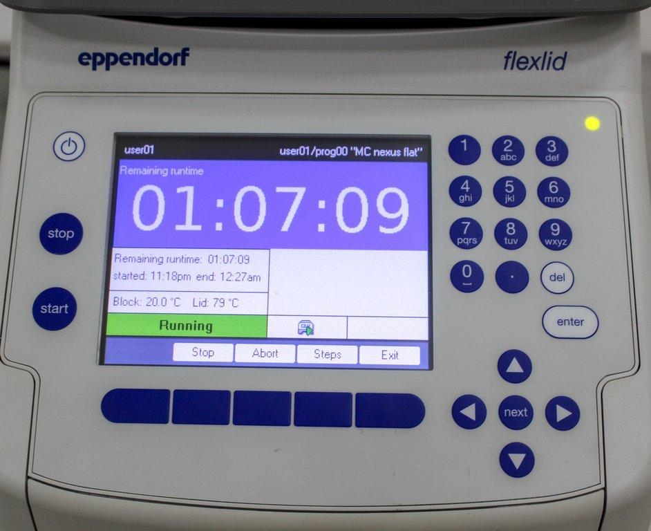 Eppendorf Mastercycler nexus flat PCR Thermal Cycler Touchscreen 100-130V