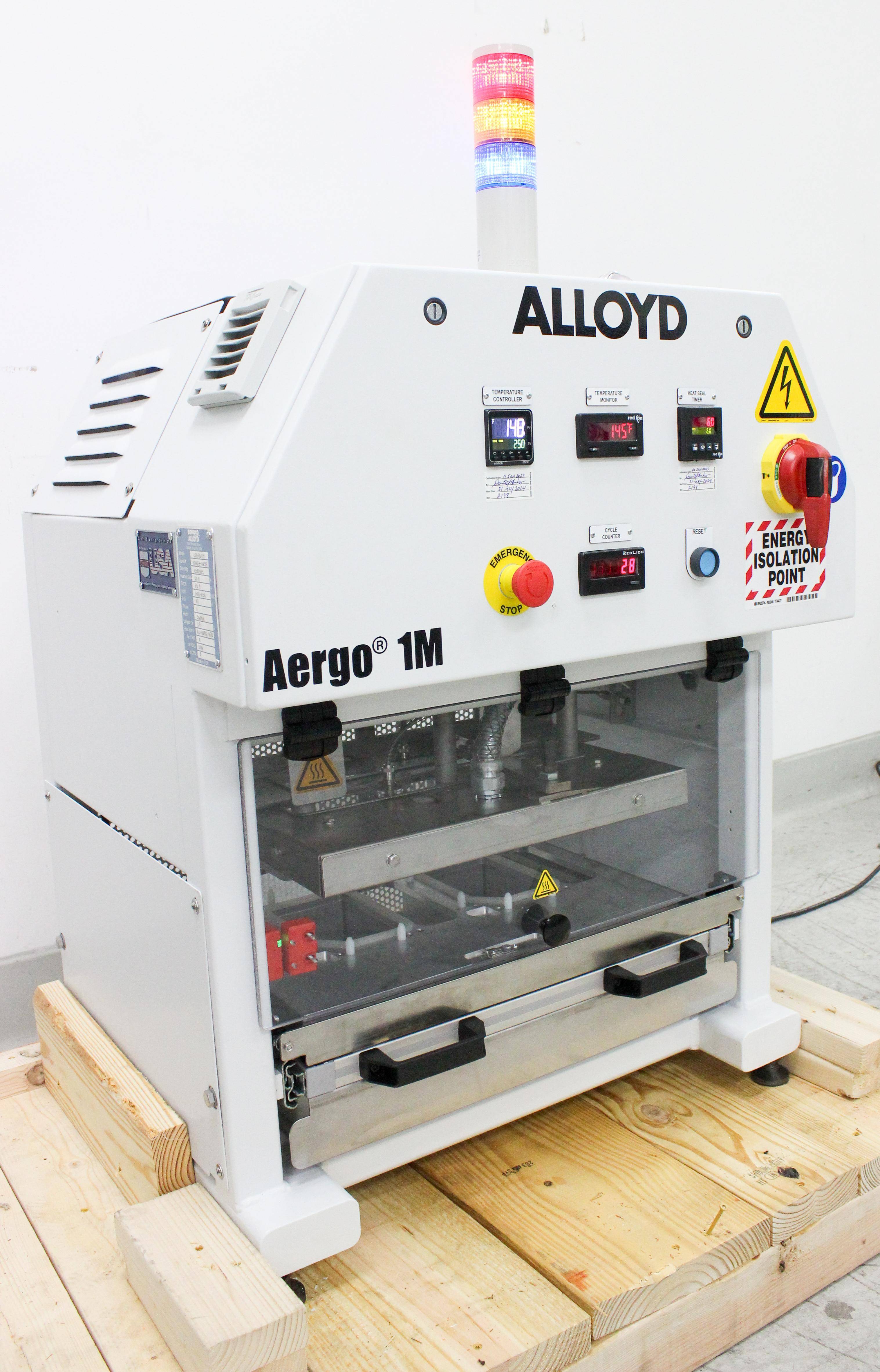 Sonoco Alloyd Aergo 1M Heat Sealer 550F Medical Packaging Efficiency