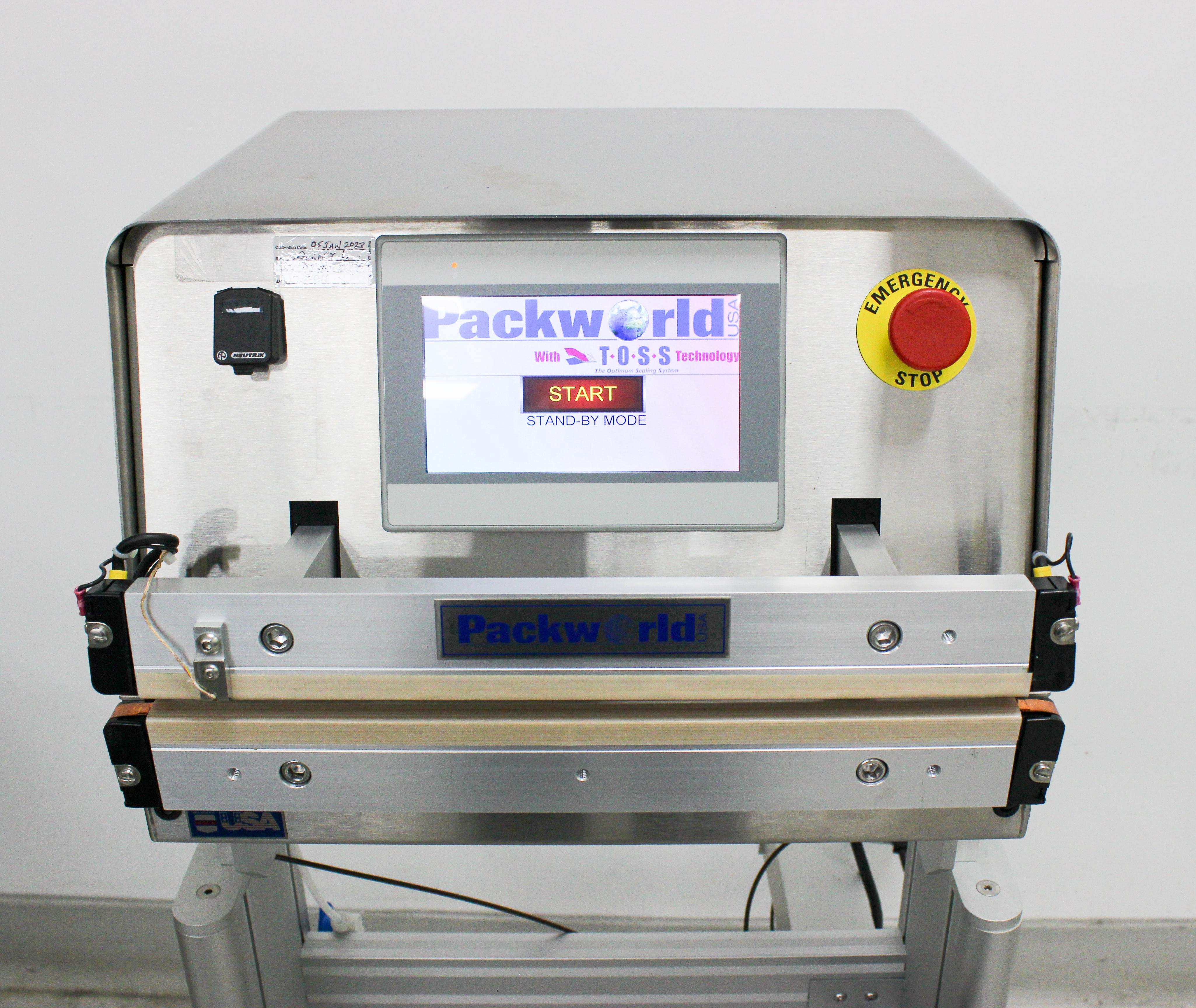 Packworld PW3416V Sealing System with 500C Touchscreen Heat Control