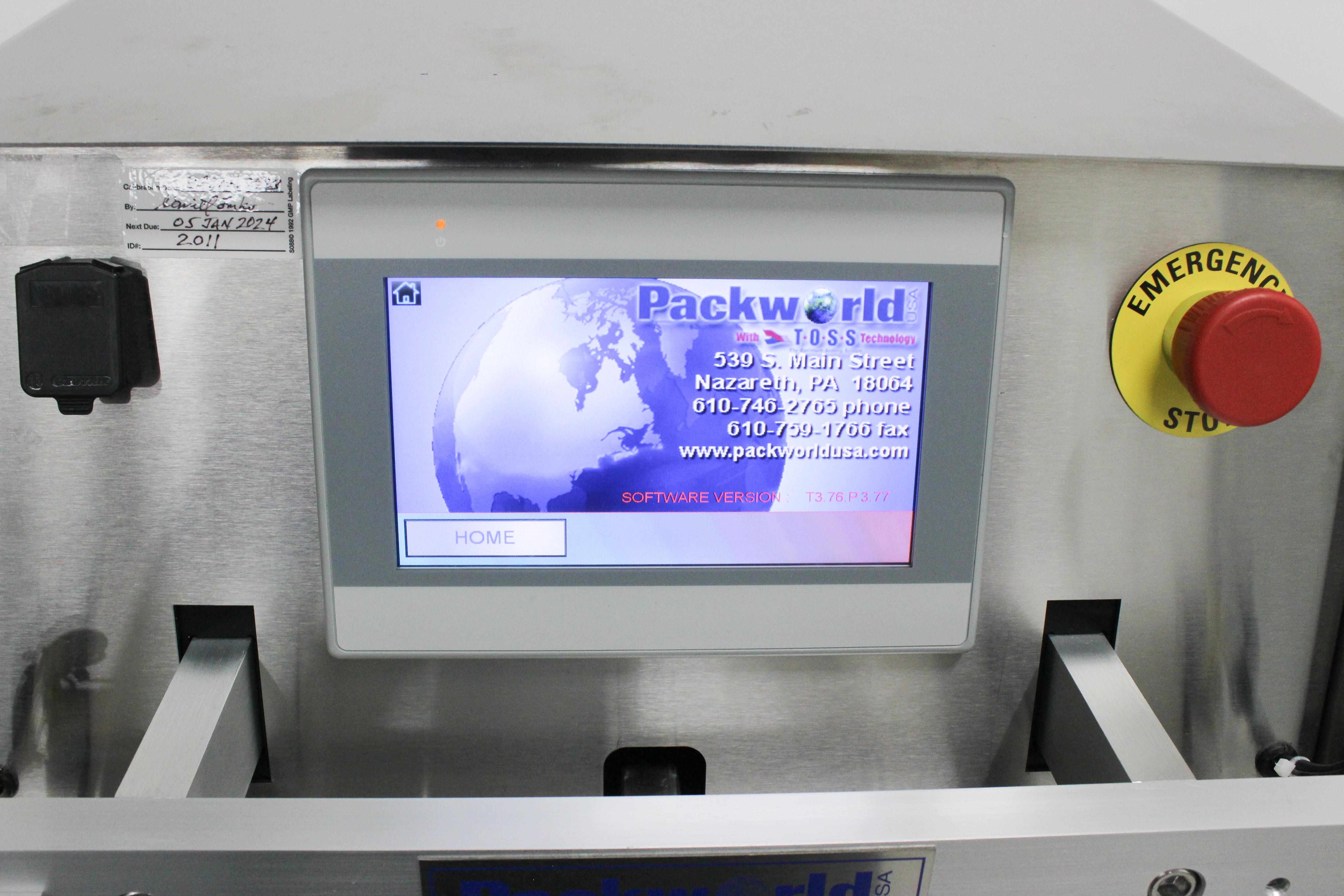 Packworld PW3416V Sealing System with 500C Touchscreen Heat Control