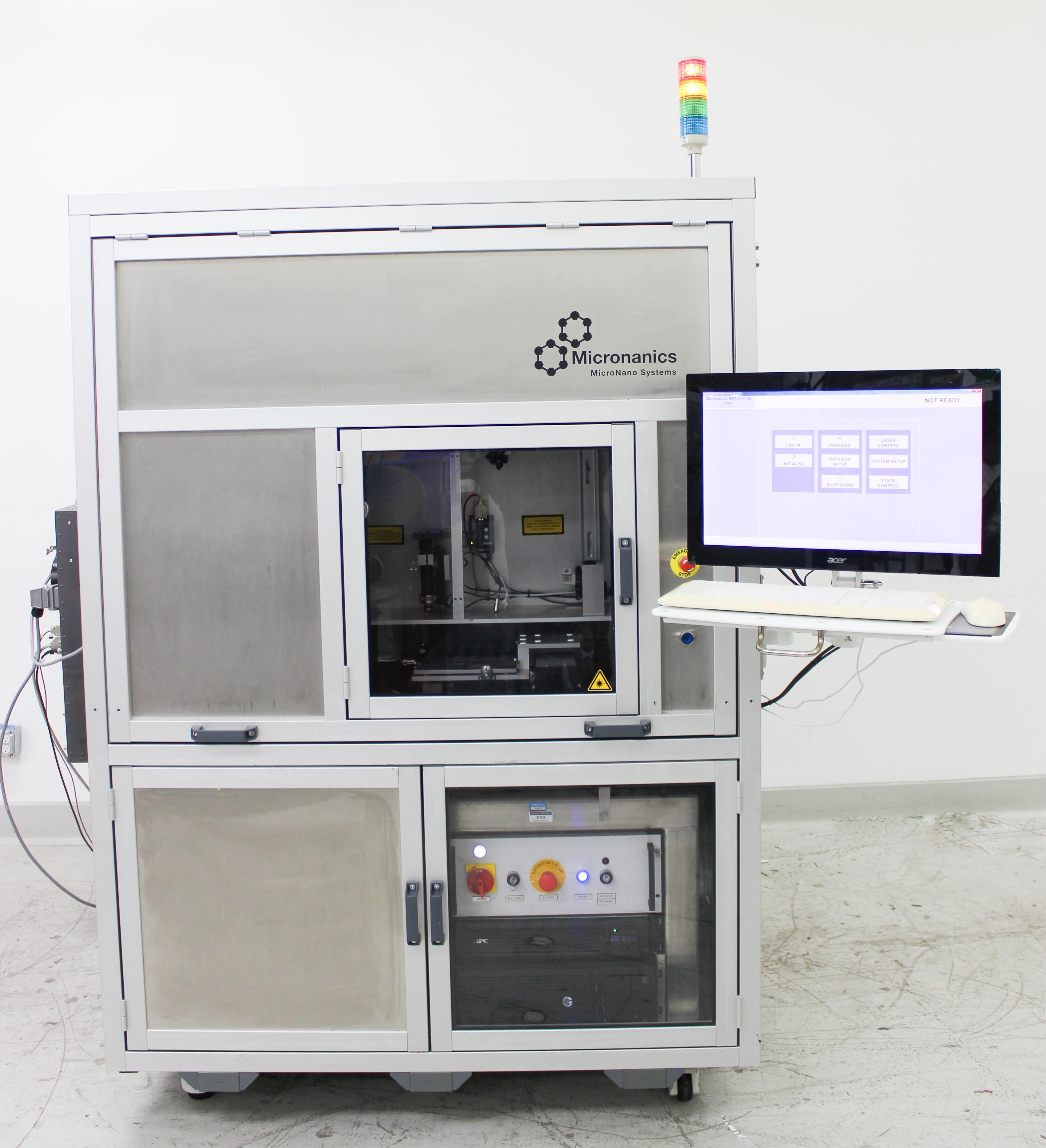 Coherent COMPex Pro 110 F Excimer UV Laser System Installed Micronanics Enclosure