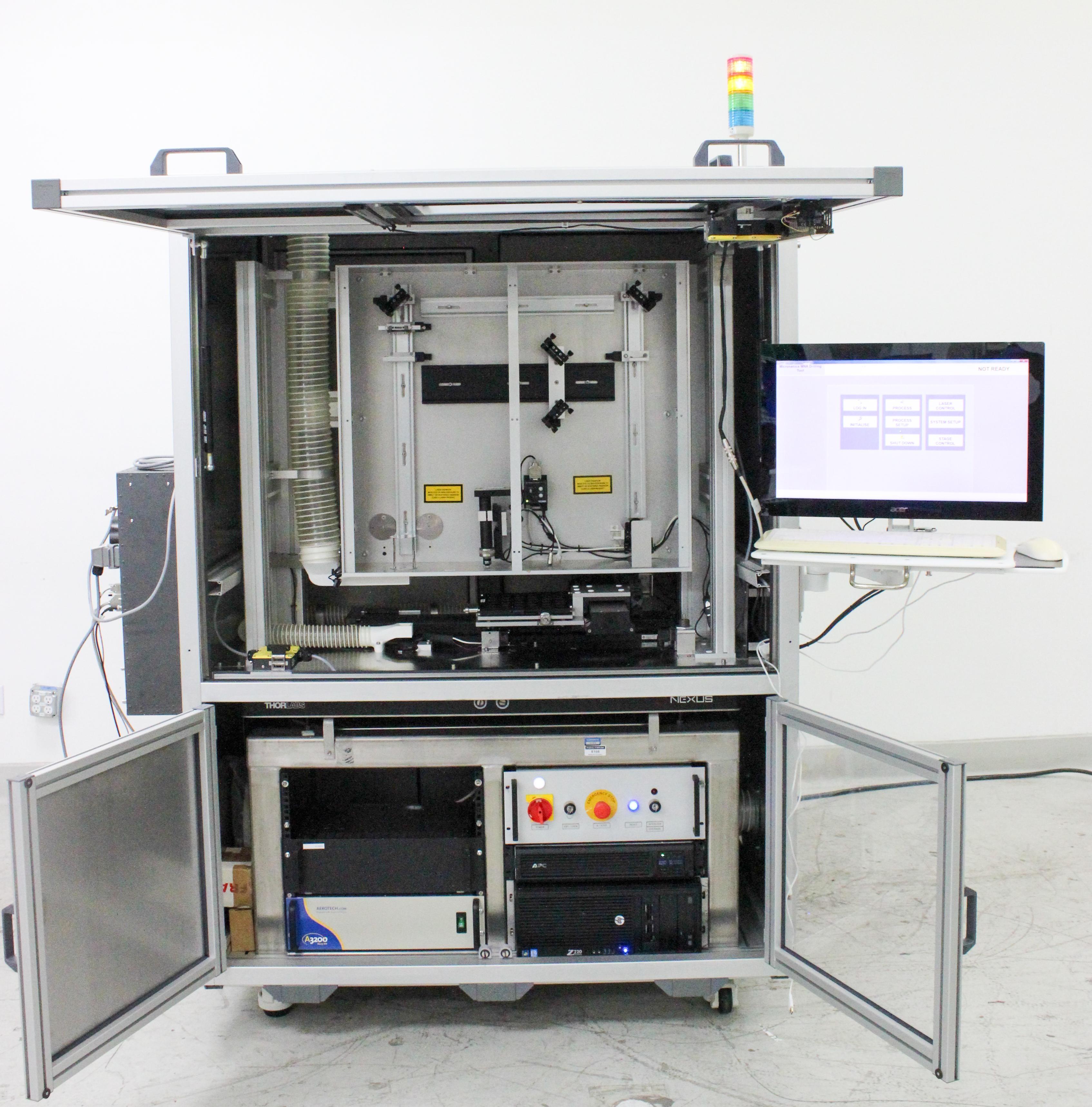 Coherent COMPex Pro 110 F Excimer UV Laser System Installed Micronanics Enclosure
