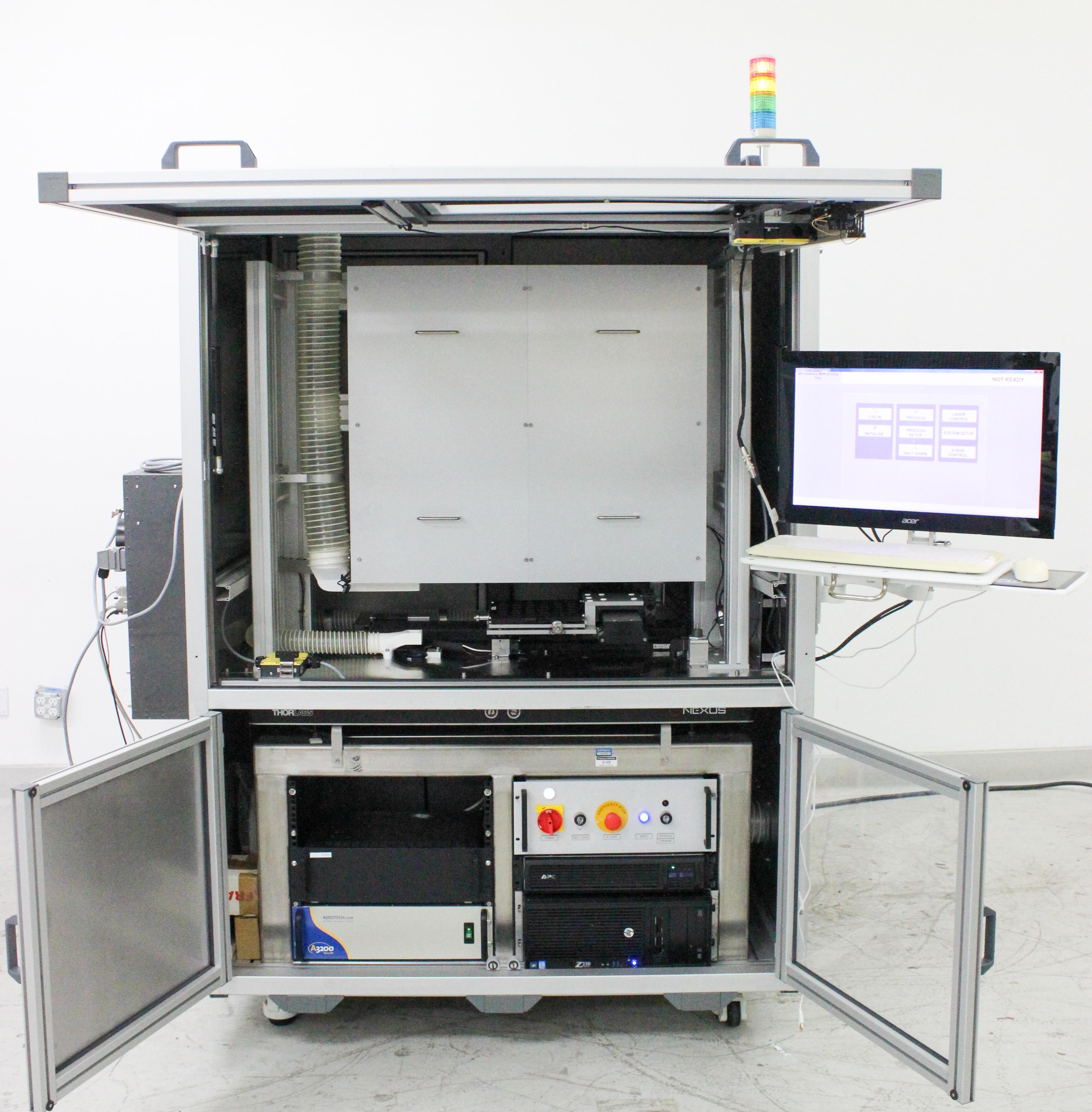 Coherent COMPex Pro 110 F Excimer UV Laser System Installed Micronanics Enclosure